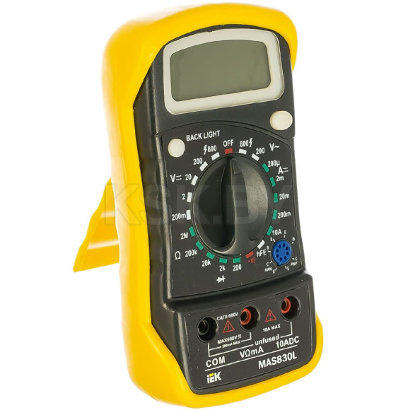 Мультиметр цифровой Master Mas830L IEK (Mas830L) 