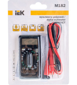 Мультиметр цифровой Сompact M182 IEK