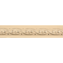 Багет интерьерный 30х2500 мм Орнамент белый серебро