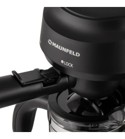 Кофемашина рожкового типа MAUNFELD MF-733BK