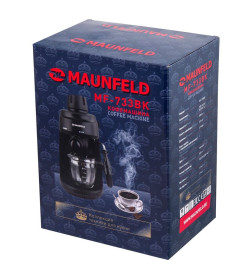 Кофемашина рожкового типа MAUNFELD MF-733BK
