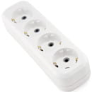 Колодка 4 места 16А с з/к LUXAR (LUXAR У4-Е) 