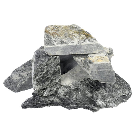 Камень для саун "Талько - хлорит" колото-пиленый, коробка 20 кг