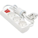 Удлинитель 3 розетки 5м c/з и выкл белый BR-1563-515 Borsan (BR-1563-515) 