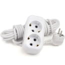 Удлинитель 2 розетки 3м ПВС 3*1,5 16A с заз. LUXAR (LUXAR У2-Е-03) 