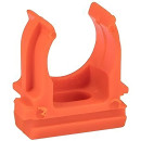 Крепеж- клипса для гофры ПНД d=16мм оранжевая (уп.10шт) EKF PROxima (derj-z-16o) 