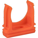 Крепеж- клипса для гофры ПНД d=25мм оранжевая (уп.10шт) EKF PROxima (derj-z-25o) 