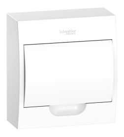 Бокс ЩРН-П-8 модулей наружный пластик белый(200*184*94)IP40 Schneider Electric