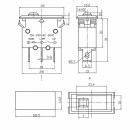 Автомат - предохранитель 250V 15А (3с) красный с подсветкой (IRS-1-B15) REXANT (36-2690) 