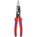 Электромонтажные клещи фосфатированные, чёрного цвета 200мм (Knipex) (1392200) 