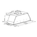 Кухонная вытяжка MAUNFELD Crosby Light 70 нержавеющая сталь (УТ000008530) 