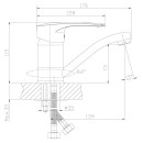 Смеситель для умывальника Rossinka Silvermix T40-22 (T40-22) 