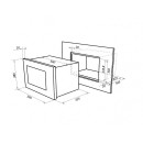 Микроволновая печь встраиваемая MAUNFELD MBMO.20.1PGB (КА-00013587) 