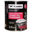 Эмаль по ржавчине 3 в 1 CONDOR темно-серый Ral 7011, банка 0,9 кг 