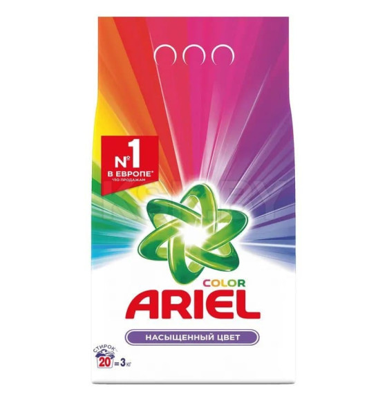 Стиральный порошок Ariel Автомат Color, 3кг (3437) 