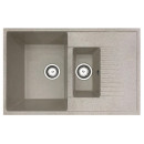 Мойка кухонная БелЭворс FORMA  темно-бежевый в компл. с сифоном