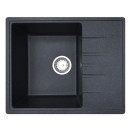 Мойка кухонная БелЭворс MILA  блэк в компл. с сифоном