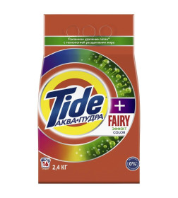 Стиральный порошок Tide Автомат Fairy Эффект Color, 2.4кг