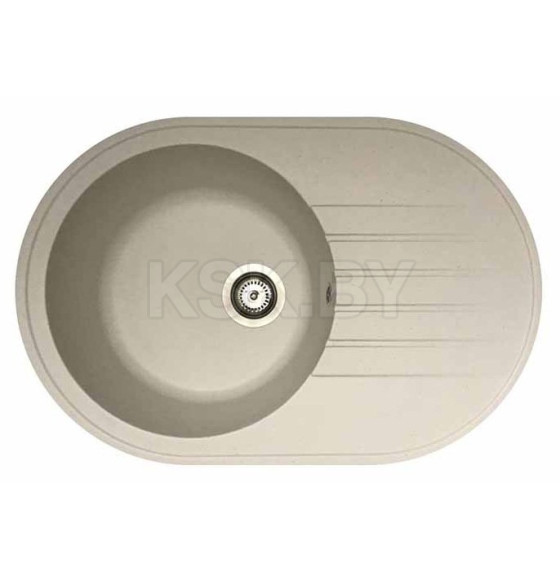 Мойка кухонная БелЭворс RONDO белый в компл. с сифоном