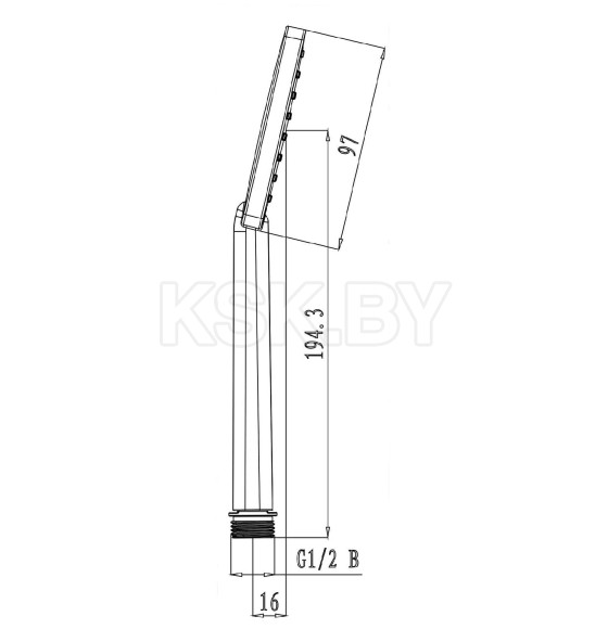 Душевая лейка Lemark LM1411C (LM1411C) 