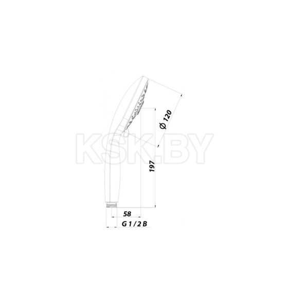 Душевая лейка Lemark LM0315C (LM0315C) 