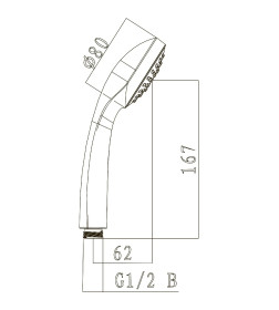 Душевая лейка Lemark LM0211C