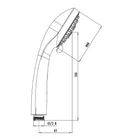 Душевая лейка Lemark LM0223C