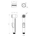 Комплект для биде, хром, LM8014C (LM8014C) 