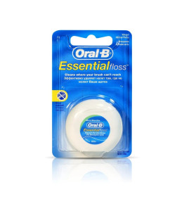 Зубная нить Oral-B Essential вощеная 50 м мятная