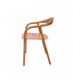Стул БИО, дуб натуральный/покрытие коньяк