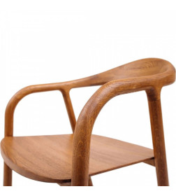 Стул БИО, дуб натуральный/покрытие коньяк