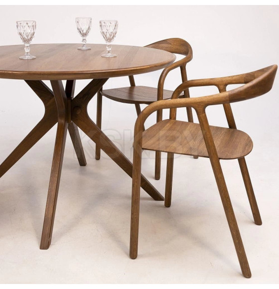 Стул БИО, дуб натуральный/покрытие коньяк (86963) 