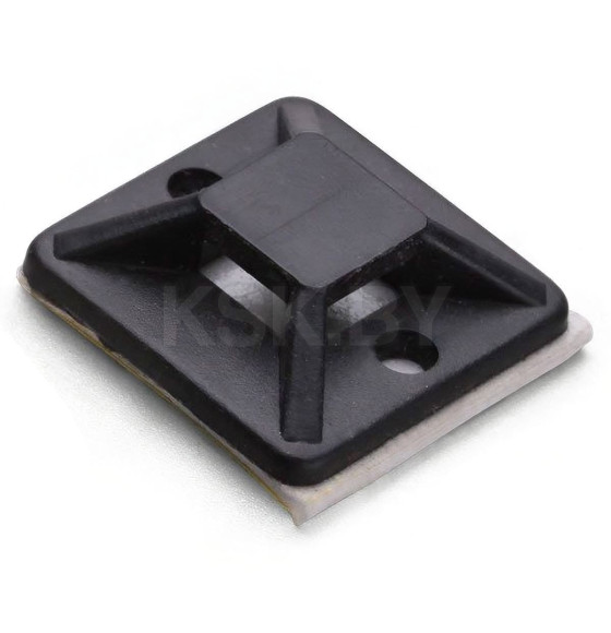 Площадка самоклеющаяся ПМС 25*25 (ч) (100шт.) (Fortisflex) (63095)
