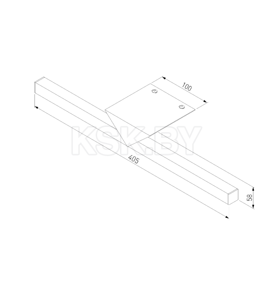 Светильник настенный светодиодный Delta LED золото 40115/LED (a058169) 