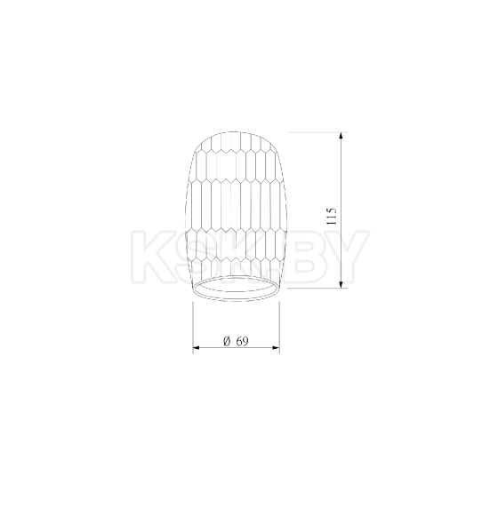 Светильник накладной хром DLN104 GU10 (a057134) 