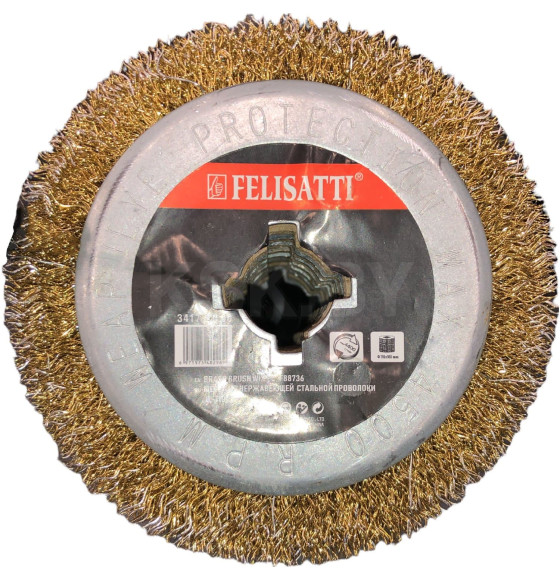 Щетка для браширования стальная 110x100мм. Щ-110/7 Felisatti (Щ-110/7 Felisatti) 