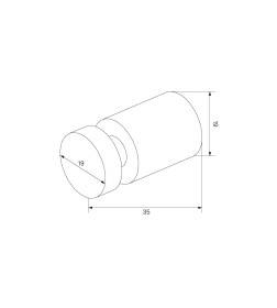 Комплкект одинарных крючков,цвет черный. IDDIS Petite арт.PET2SB1i41