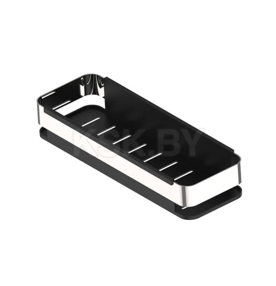 Полка, нержавеющая сталь, черная IDDIS (SHE13SBi44) 