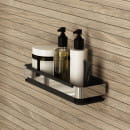 Полка, нержавеющая сталь, черная IDDIS (SHE13SBi44) 