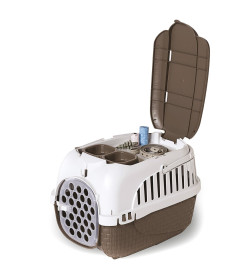 Переноска BAMA PET KENNEL TOUR MAXI 59х38х37h см до 12 кг, коричневая