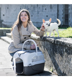 Переноска BAMA PET KENNEL TOUR MAXI 59х38х37h см до 12 кг, коричневая