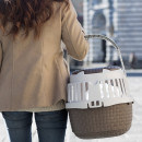 Переноска BAMA PET KENNEL TOUR MAXI 59х38х37h см до 12 кг, коричневая (19025) 