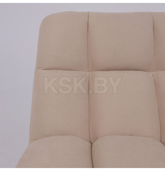 Кресло GRANDE, поворотное, песочная ткань Linen Fabric-3/черный (114113) 