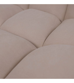 Кресло GRANDE, поворотное, песочная ткань Linen Fabric-3/черный