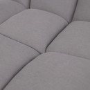 Кресло GRANDE, поворотное, серая ткань Linen Fabric-11/черный (114110) 