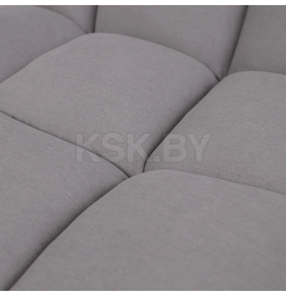 Кресло GRANDE, поворотное, серая ткань Linen Fabric-11/черный (114110) 