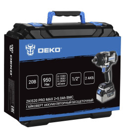 Гайковерт аккумуляторный DEKO ZKIS20 PRO MAX
