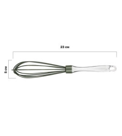 Венчик силиконовый, 23 х 5 см, NATURAL GREEN, PERFECTO LINEA