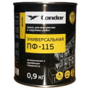 Эмаль ПФ-115 CONDOR желтый ГОСТ 6465-76, банка 0,9 кг