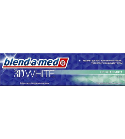 Зубная паста Blend-a-med 100мл  3D White Нежная мята                     